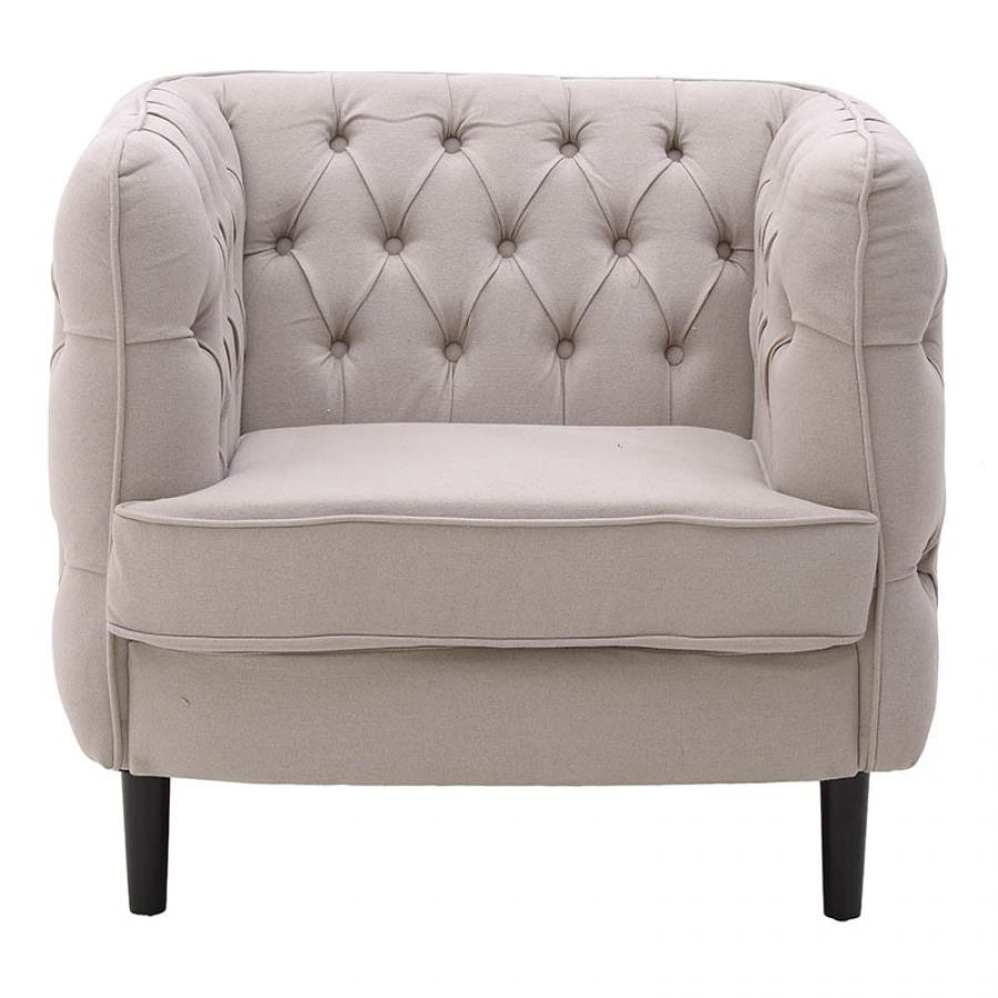 Fotel Karl w typie Chesterfield elegancki - Inart