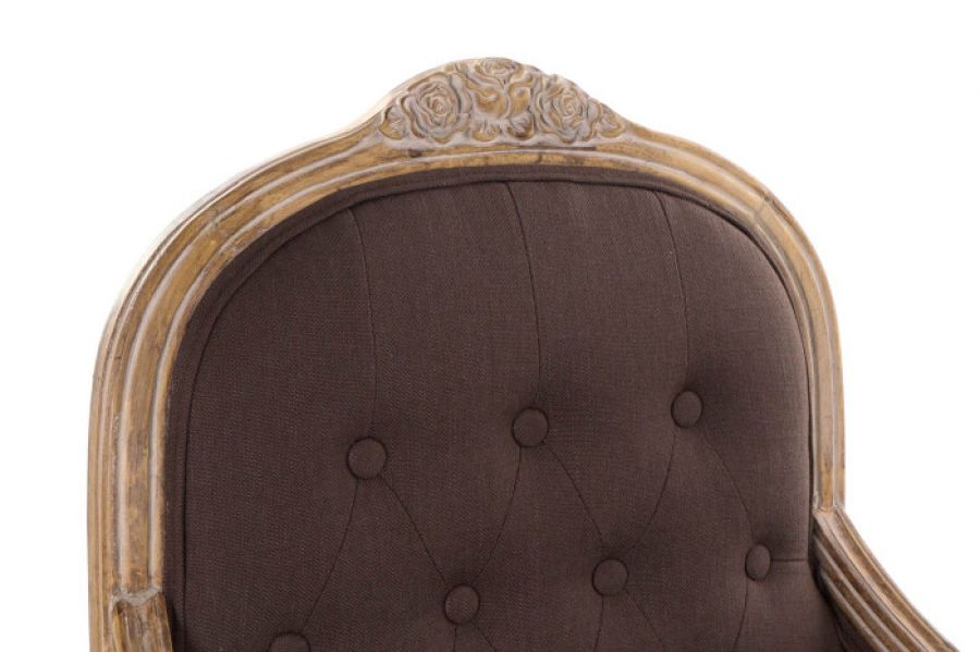 Fotel Krzesło Chesterfield Luxe brązowy - Item International