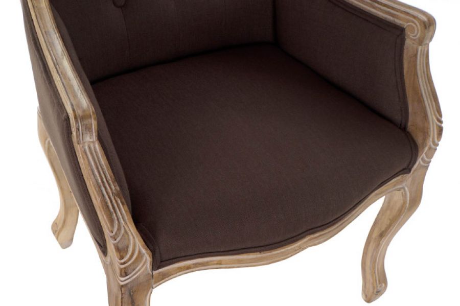 Fotel Krzesło Chesterfield Luxe brązowy - Item International