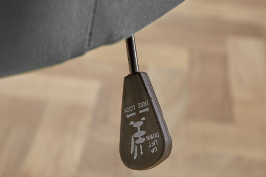 Fotel Lounger regulowany szary - Invicta Interior