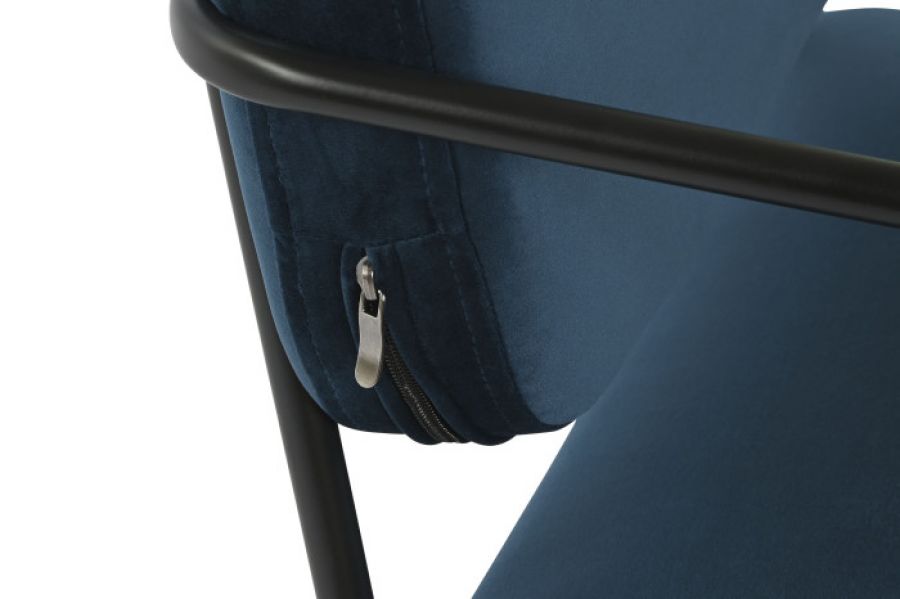 Fotel Metrik velvet blue  - Item International