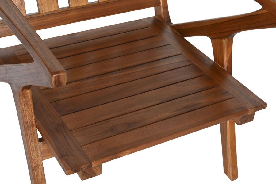 Fotel Modern Classic drewniany tapicerowany - Item International