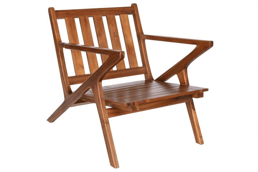 Fotel Modern Classic drewniany tapicerowany - Item International