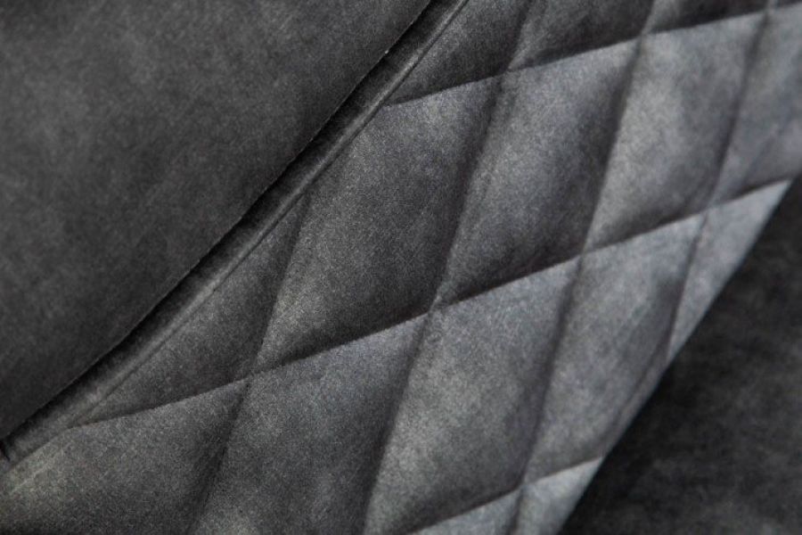 Fotel Mustang Lounger aksamitny szary - Invicta Interior
