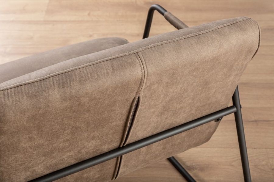 Fotel Mustang Lounger antik taupe  - Invicta Interior