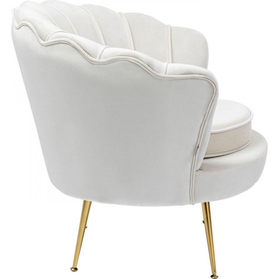 Fotel Muszla Arm Chair Water Lily beżowy - Kare Design