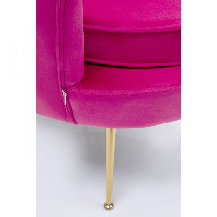 Fotel Muszla Arm Chair Water Lily pink - Kare Design