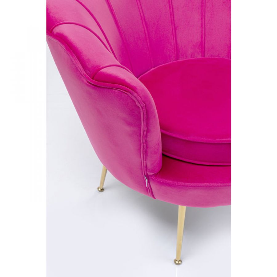 Fotel Muszla Arm Chair Water Lily pink - Kare Design