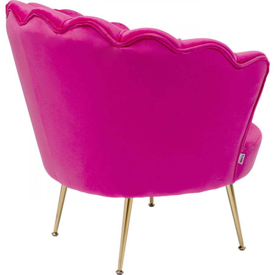 Fotel Muszla Arm Chair Water Lily pink - Kare Design