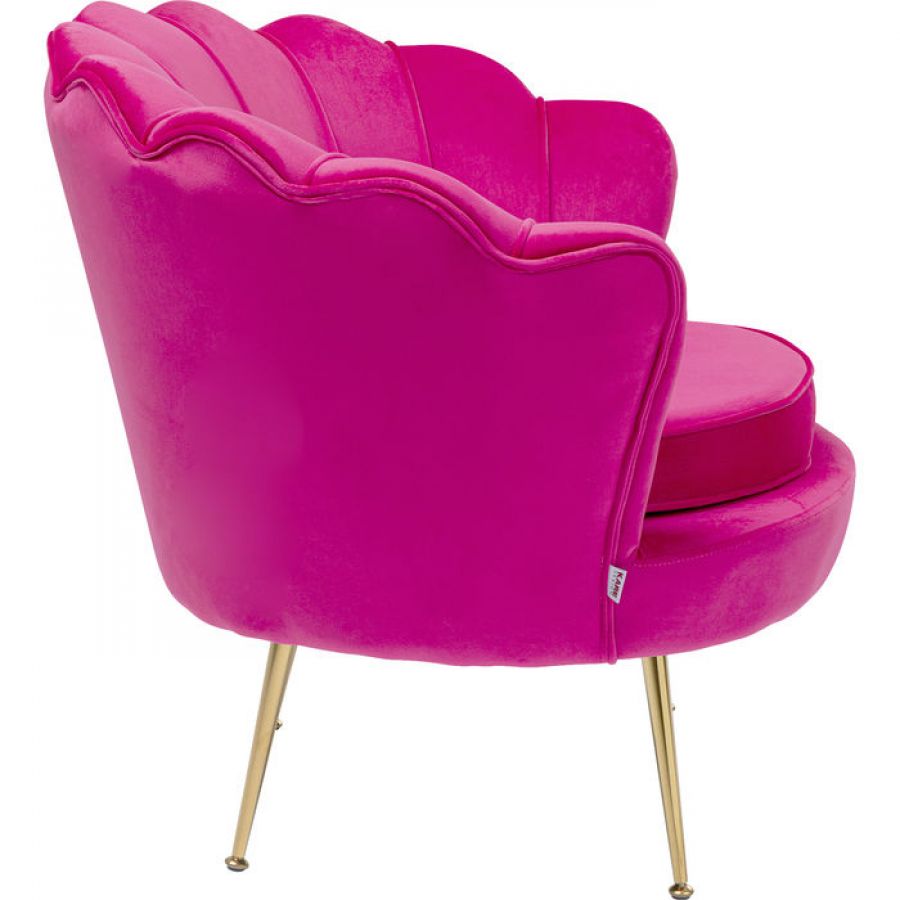 Fotel Muszla Arm Chair Water Lily pink - Kare Design