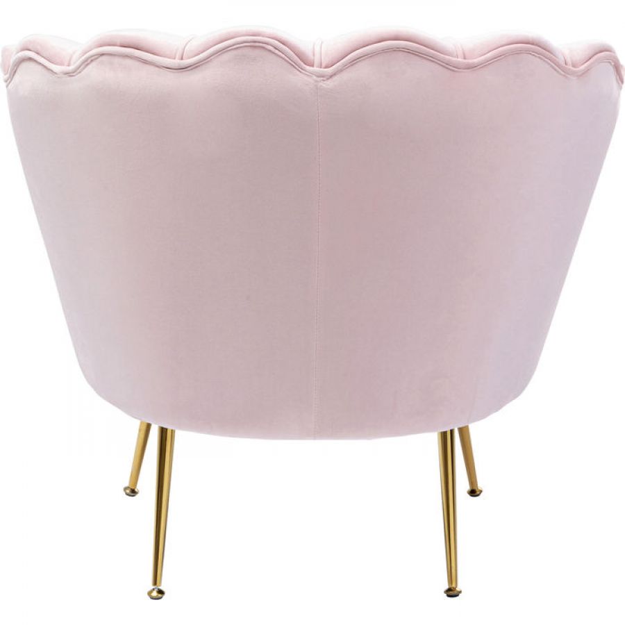 Fotel Muszla Arm Chair Water Lily różowy - Kare Design