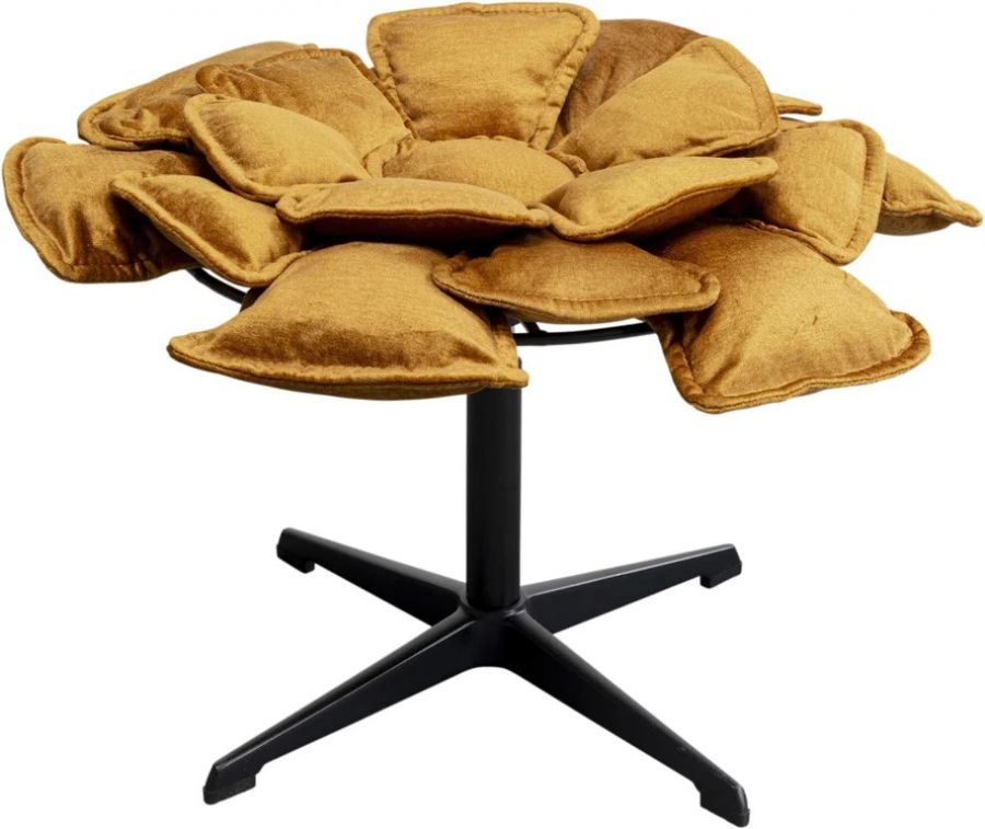 Fotel obrotowy Blossom z podnóżkiem - Kare Design