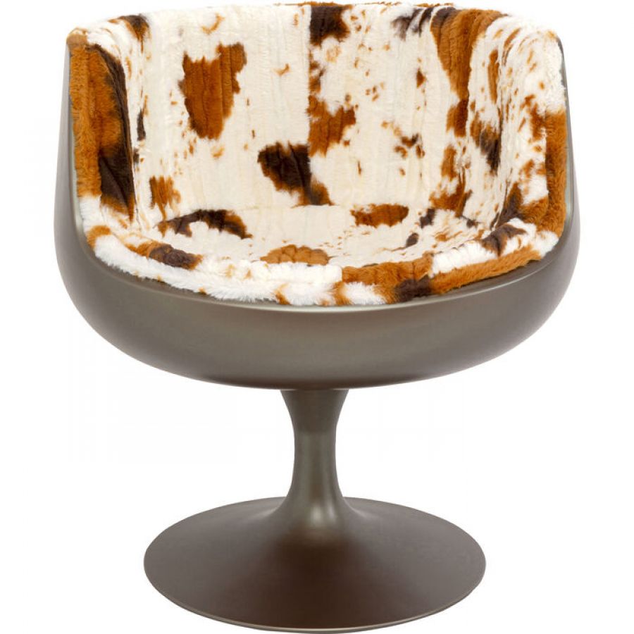 Fotel obrotowy Club Cow - Kare Design