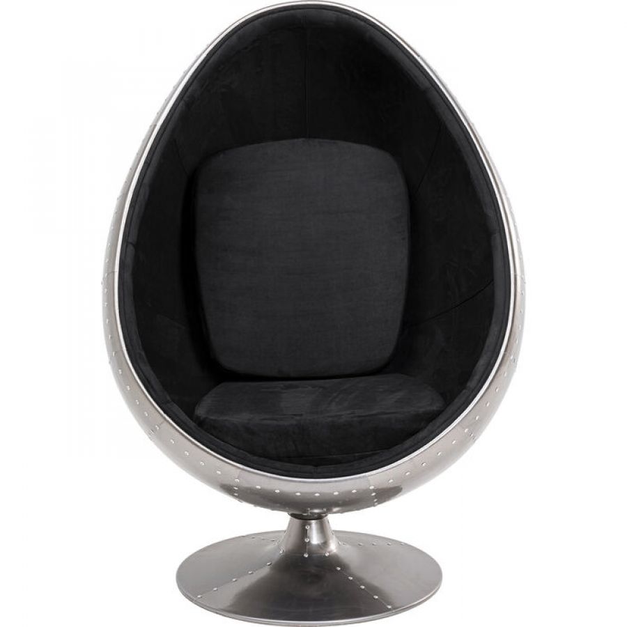 Fotel obrotowy Eye Ball Graphit Alu - Kare Design