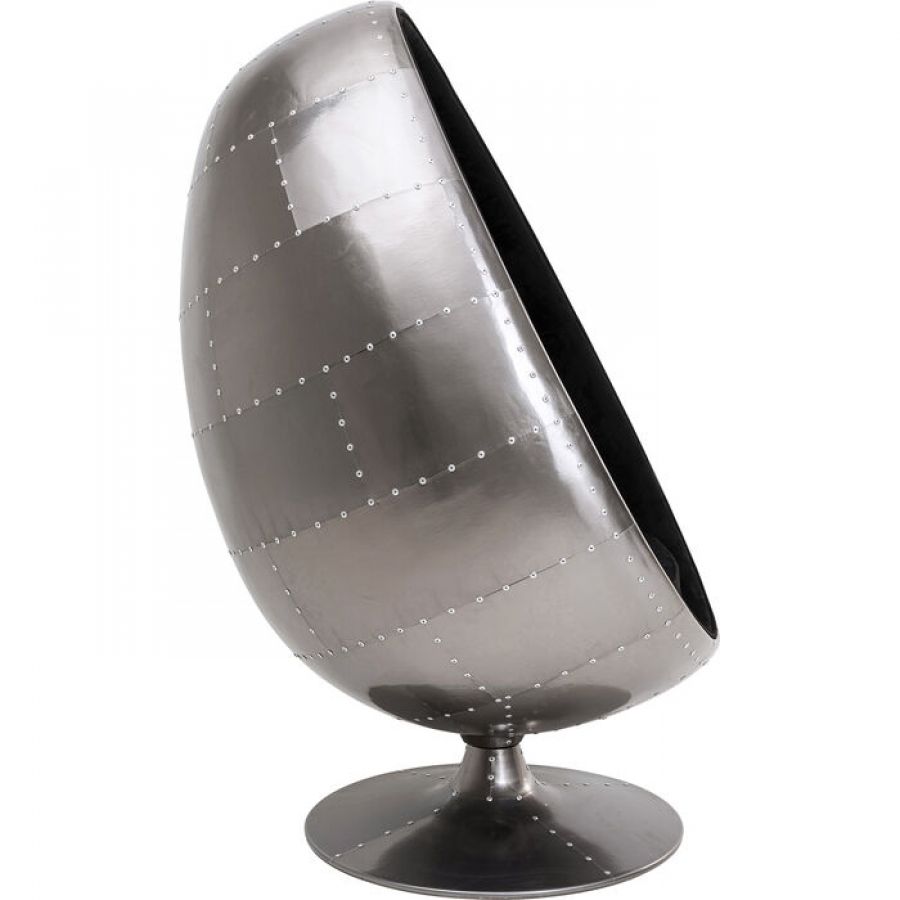 Fotel obrotowy Eye Ball Graphit Alu - Kare Design