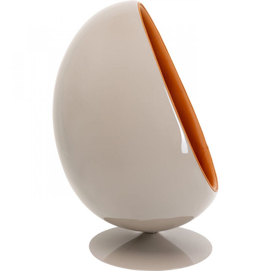 Fotel obrotowy Eye Ball Orange - Kare Design