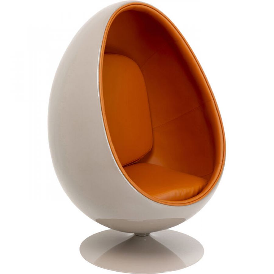 Fotel obrotowy Eye Ball Orange - Kare Design