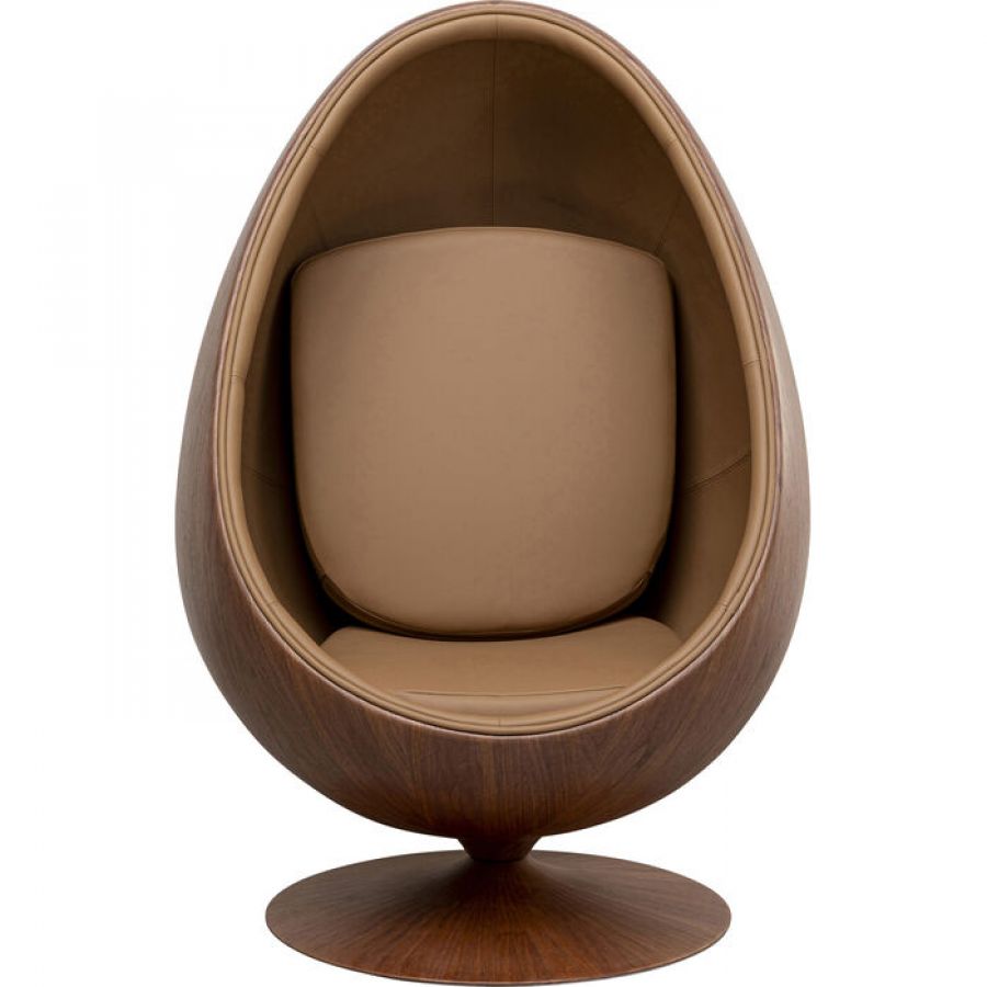 Fotel obrotowy Eye Ball Walnut  - Kare Design