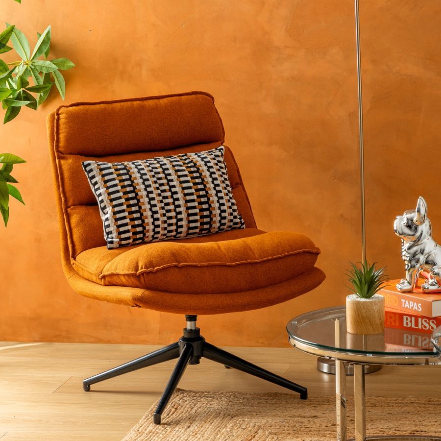 Fotel obrotowy Swing orange - Atmosphera
