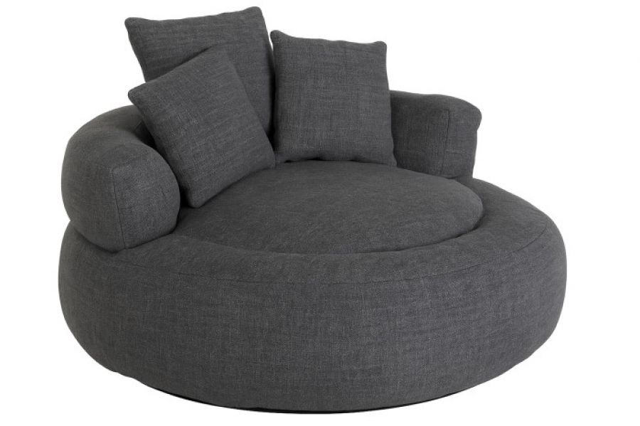 Fotel okrągły Halo Chair czarny - Item International