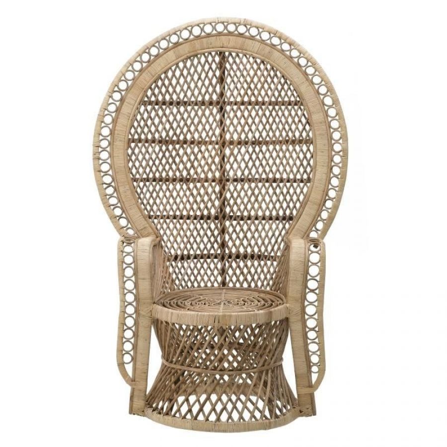 Fotel Peacock Paw Boho natur - Item International