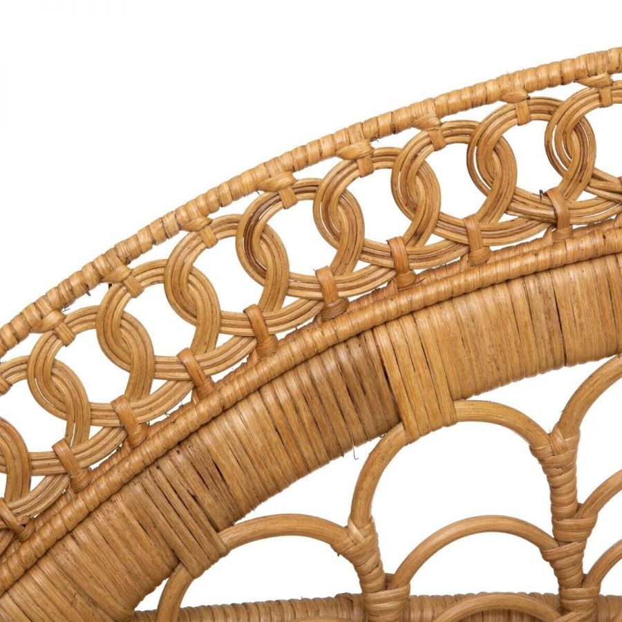 Fotel Peacock Paw Boho naturalny - Atmosphera