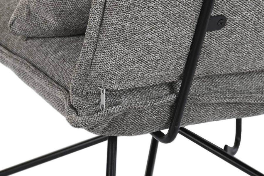 Fotel Pillow z poduszką szary  - Item International