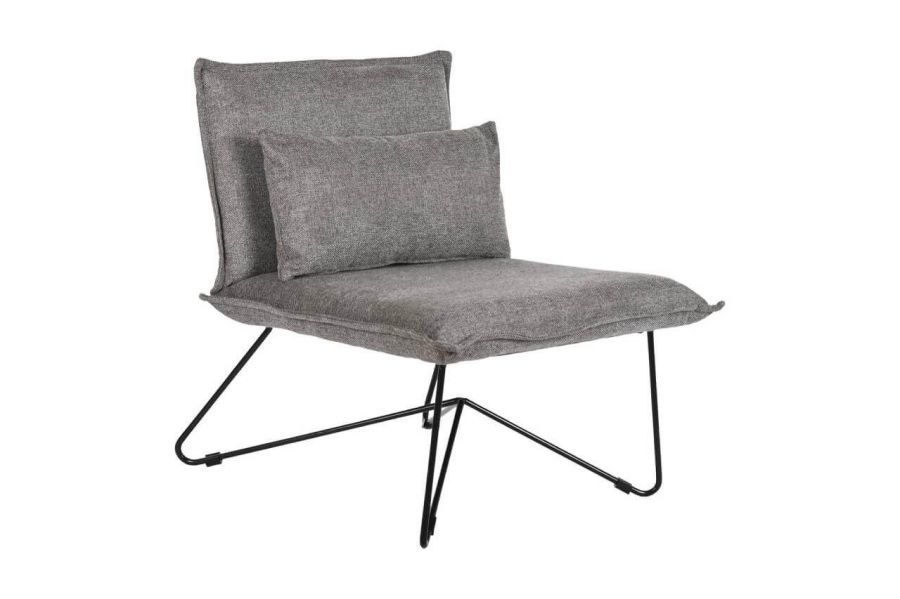 Fotel Pillow z poduszką szary  - Item International