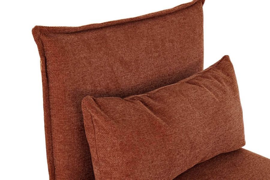 Fotel Pillow z poduszką terakota