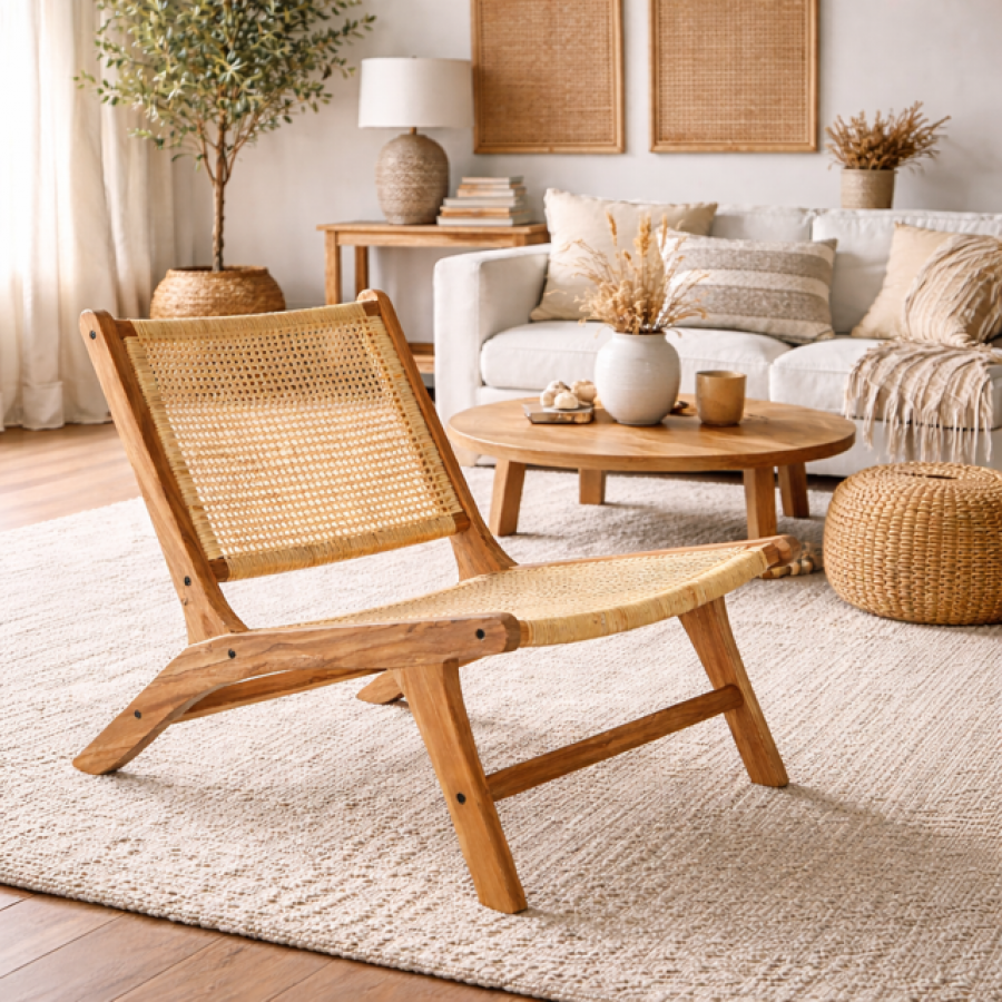 Fotel rattanowy leżanka Comfortable - Item International