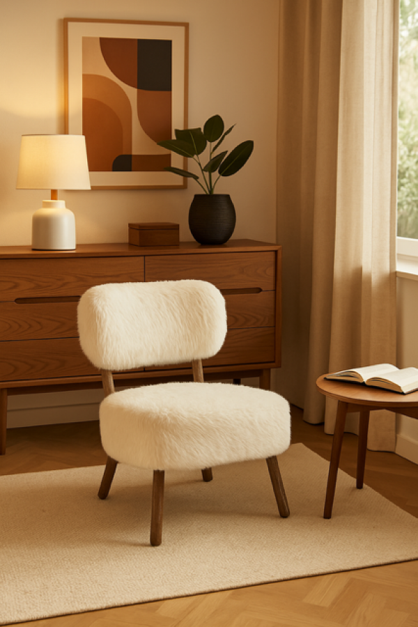 Fotel retro Fjord Fluff  - Item International