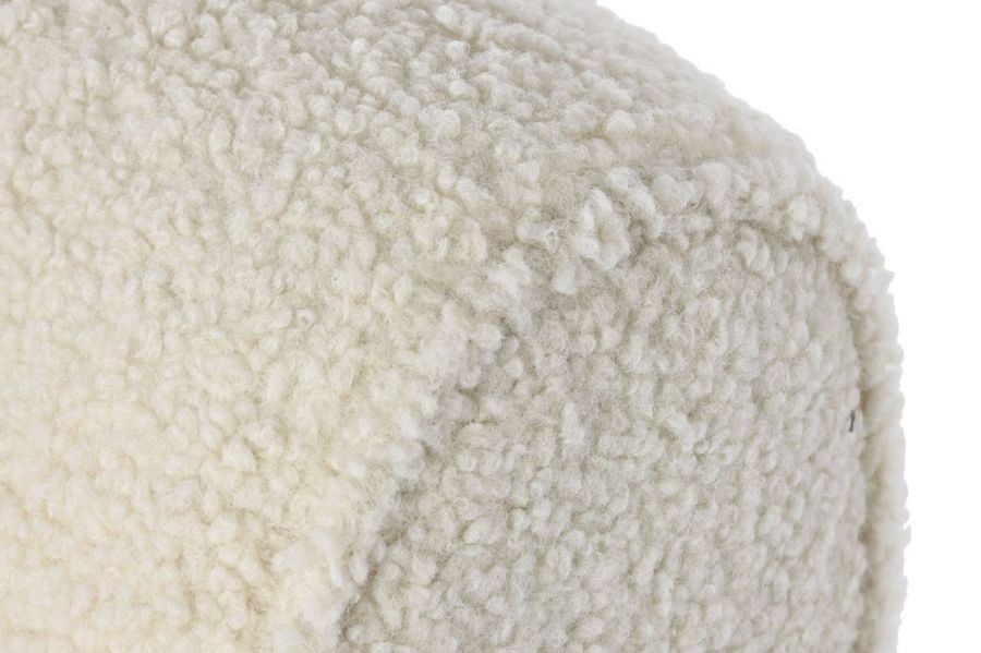 Fotel retro Hevea boucle z podłokietnikami  - Item International