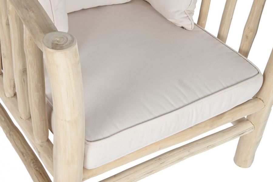Fotel z drewna tekowego Prime natur  - Item International