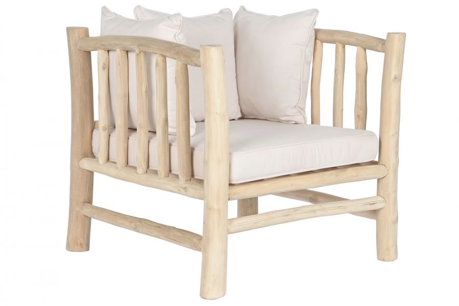 Fotel z drewna tekowego Prime natur  - Item International