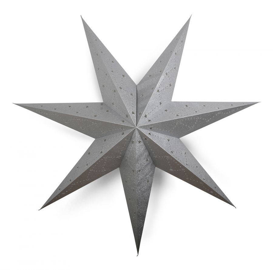 Gwiazda dekoracyjna szara 100cm