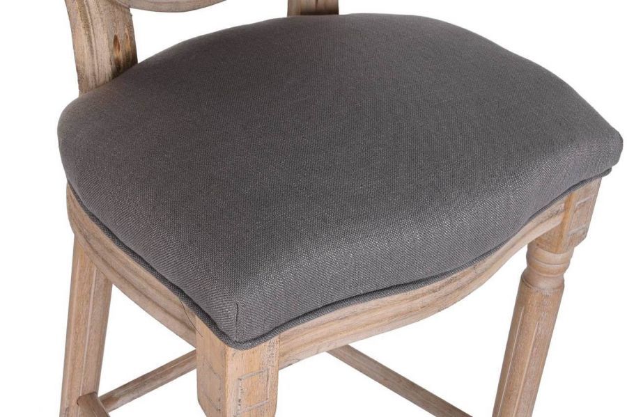 Hoker krzesło barowe Louis Blanche dark grey  - Item International