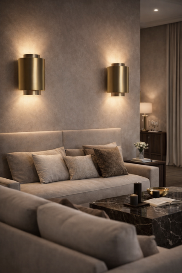 Kinkiet Aurelius Wall złoty