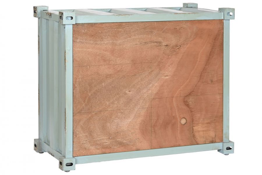 Komoda barek na wino Container niebieska 77 cm  - Item International