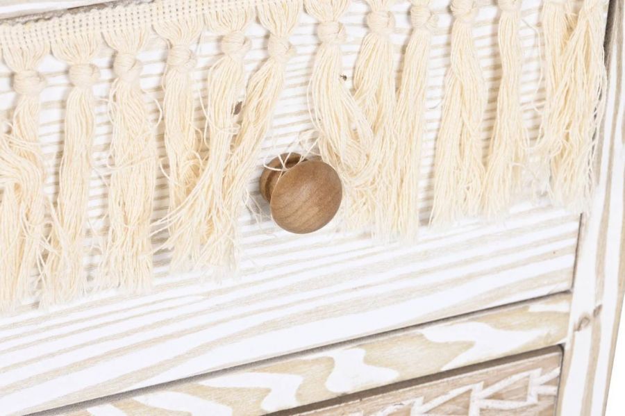 Komoda boho Cepelia z frędzlami 3 szuflady  - Item International