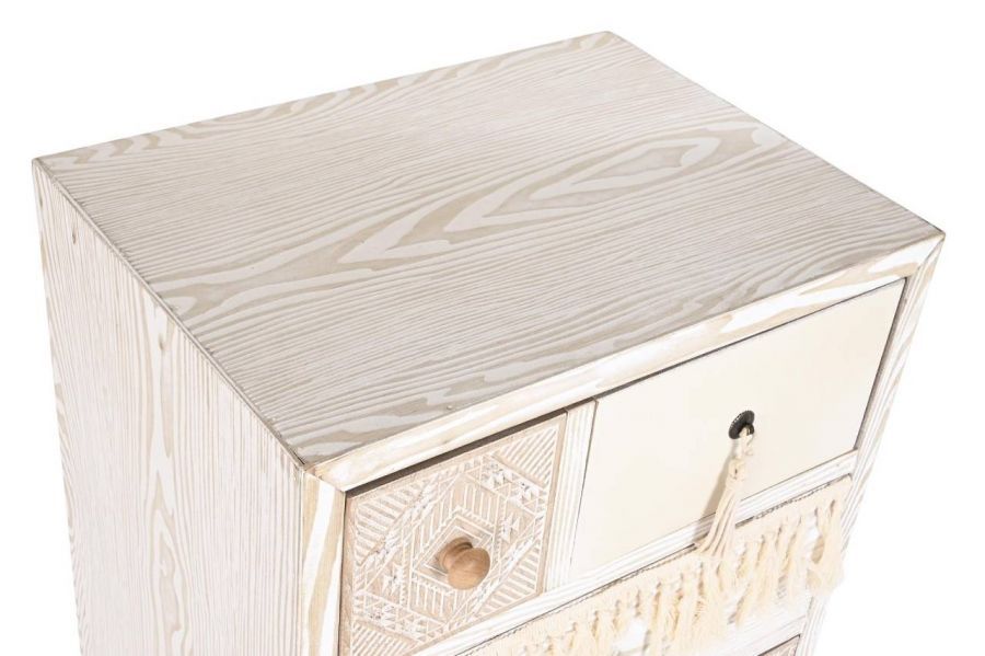 Komoda boho Cepelia z frędzlami słupek - Item International