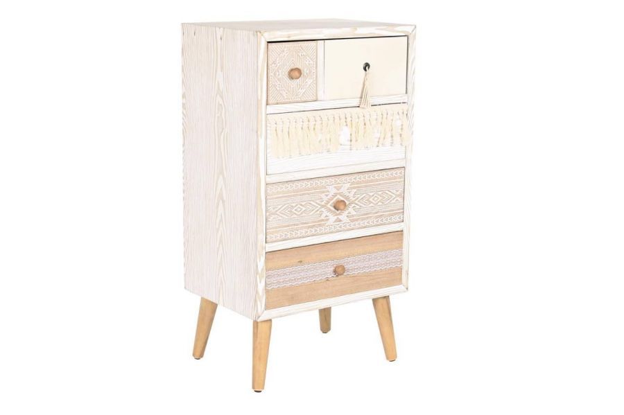 Komoda boho Cepelia z frędzlami słupek - Item International
