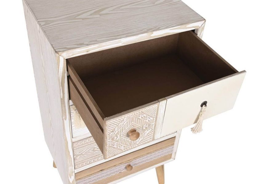 Komoda boho Cepelia z frędzlami słupek - Item International