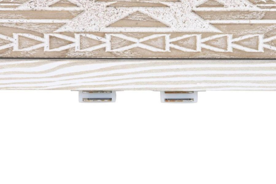 Komoda boho Cepelia z frędzlami witryna  - Item International