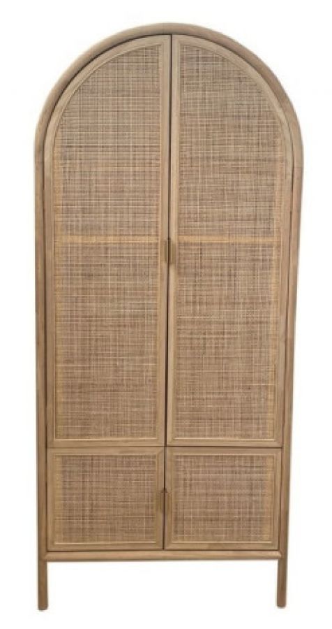 Komoda Boho Luxury szafa z rattanu i drewna - Item International
