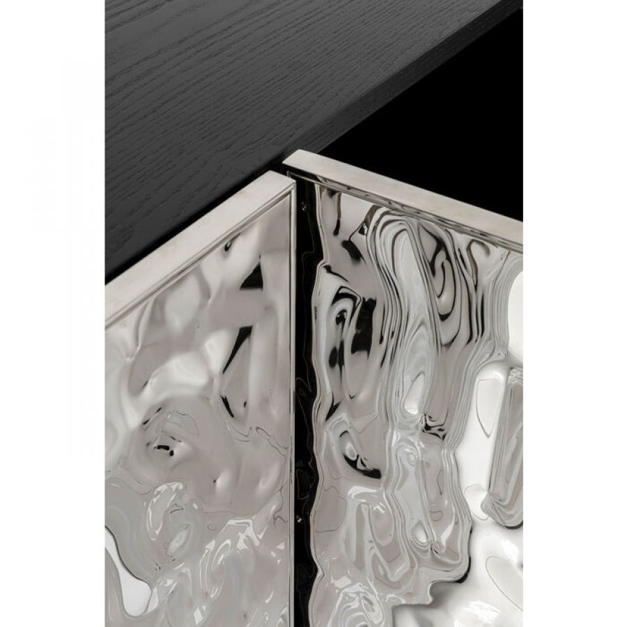 Komoda Caldera srebrna chrom 160x78 cm - Kare Design