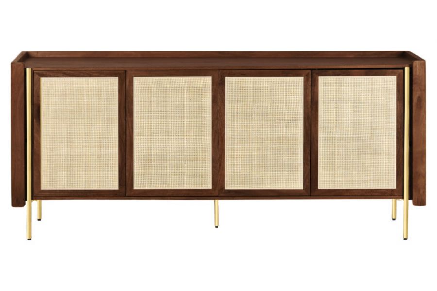 Komoda Capri drewno mango rattan - Item International