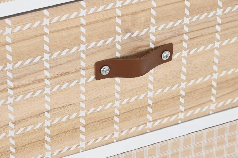 Komoda Cocina patchwork biała 10 szuflad - Item International