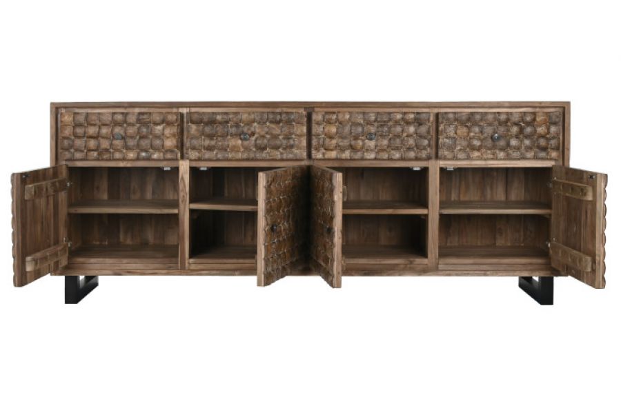 Komoda Coco z recyklingowanego drewna 200 cm - Light & Living