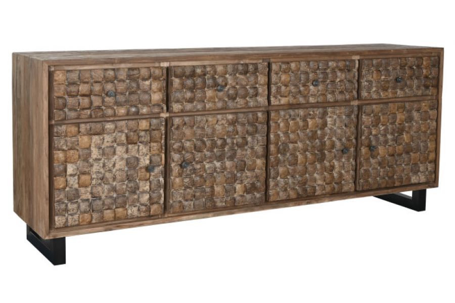 Komoda Coco z recyklingowanego drewna 200 cm - Light & Living