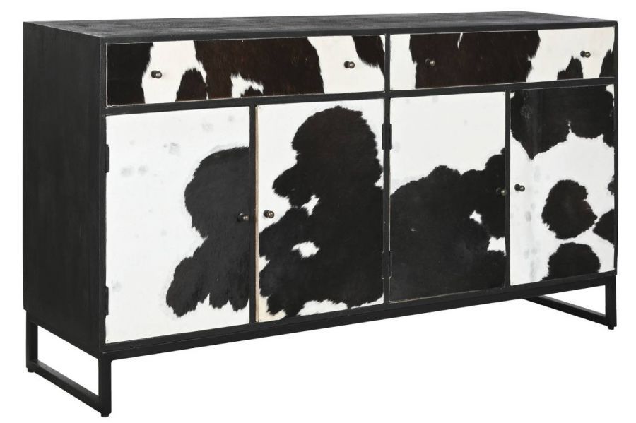Komoda Cow czarna 170 cm - Item International